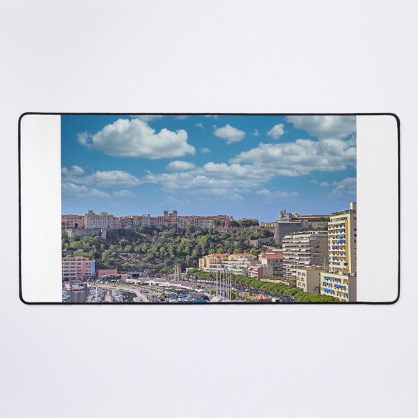 Item preview, Prince's Palace of Monaco and old town Monte Carlo cityscape designed and sold by goceris.