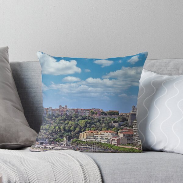 Item preview, Prince's Palace of Monaco and old town Monte Carlo cityscape designed and sold by goceris.