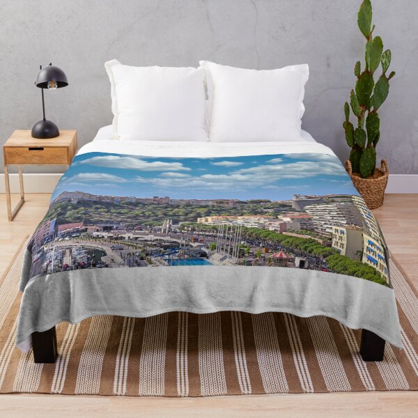 Item preview, Prince's Palace of Monaco and old town Monte Carlo cityscape designed and sold by goceris.