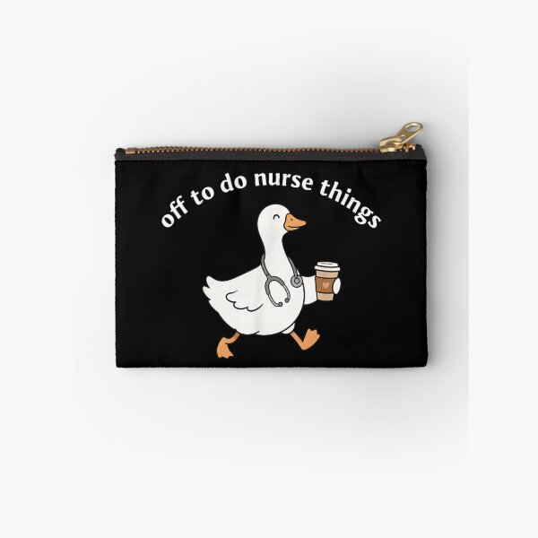 Item preview, Off To Do Nurse Things Cute Goose Medical Coffee Lover Design designed and sold by GalenoHenley.