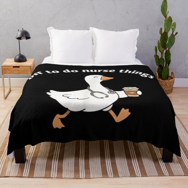 Item preview, Off To Do Nurse Things Cute Goose Medical Coffee Lover Design designed and sold by GalenoHenley.