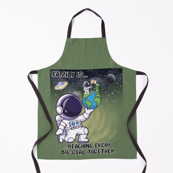 Item preview, Family Is Reaching Every Big Goal Together Astronaut Alien Design designed and sold by AhmadAnnaPrints.