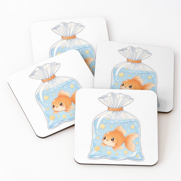Item preview, Kawaii Goldfish Water Chip Bag Sticker designed and sold by PND7777.