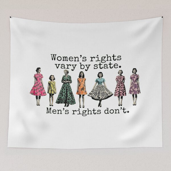Item preview, Women's Rights Vary By State Equality Feminist Protest Vintage Design designed and sold by GalenoHenley.