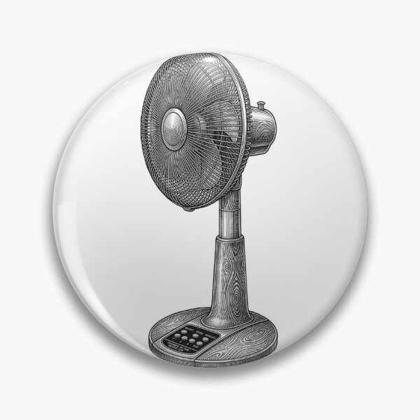 Item preview, Ventilator - Realistic Black And White designed and sold by Minimalisticaly.