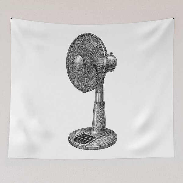 Item preview, Ventilator - Realistic Black And White designed and sold by Minimalisticaly.