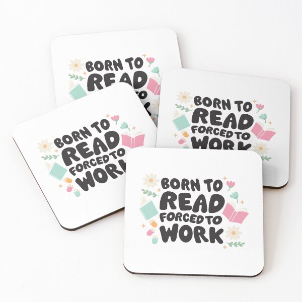 Item preview, Born to Read Forced To Work designed and sold by OutrageLibrary.