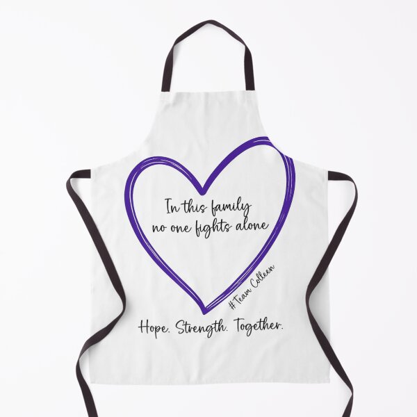 Item preview, In This Family No One Fights Alone Purple Awareness Heart Design designed and sold by DuneHaicna.