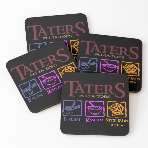 Item preview, Taters Potatoes Po Ta Toes Hobbit Fellowship Funny Meme designed and sold by PatelCarol.