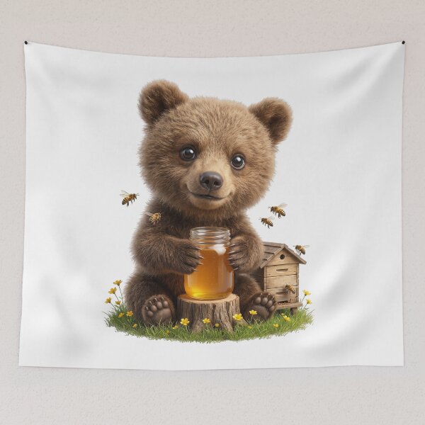 Item preview, Honey Bear Cub designed and sold by Helenaphotoart.