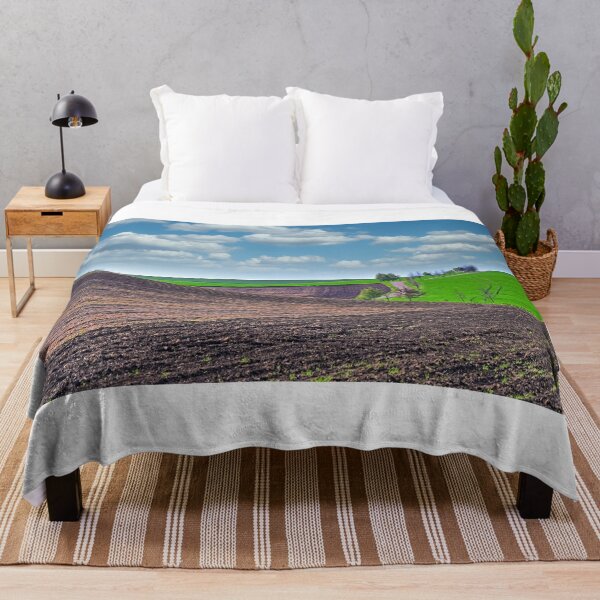 Item preview, Plowed and green wheat fields,Moravia rolling hills at spring,Chech Republic designed and sold by goceris.