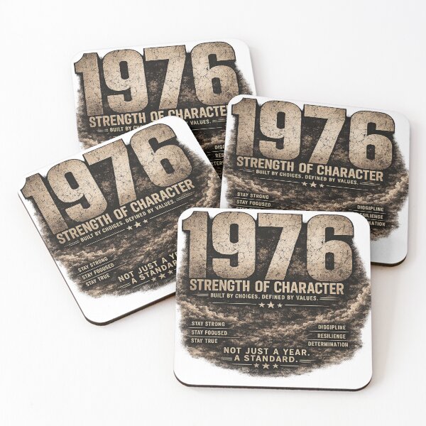 Item preview, 1976 Strength of Character Vintage Birthday Design designed and sold by JMDG Studio.