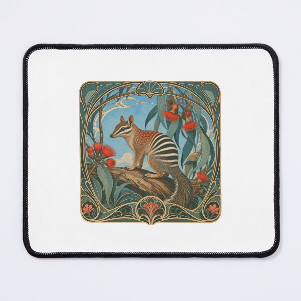 Item preview, Numbat Art Nouveau Australian Wildlife Design designed and sold by AntiqueImages.