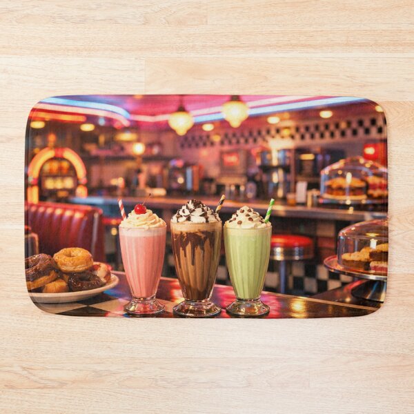 Artikelvorschau, Retro-Diner-Milchshake-Stunde entworfen und verkauft von H A R L E I G H .
