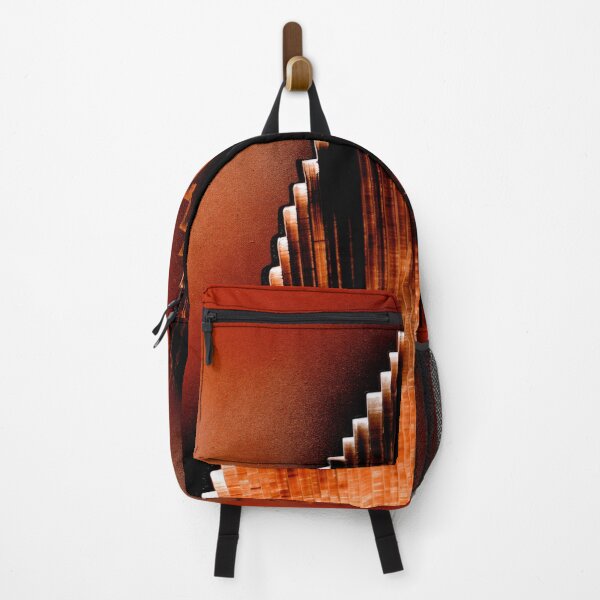 Item preview, Serrated Shark Tooth Burnt Orange Graphic Spray Paint Art designed and sold by Urbandale Artist.