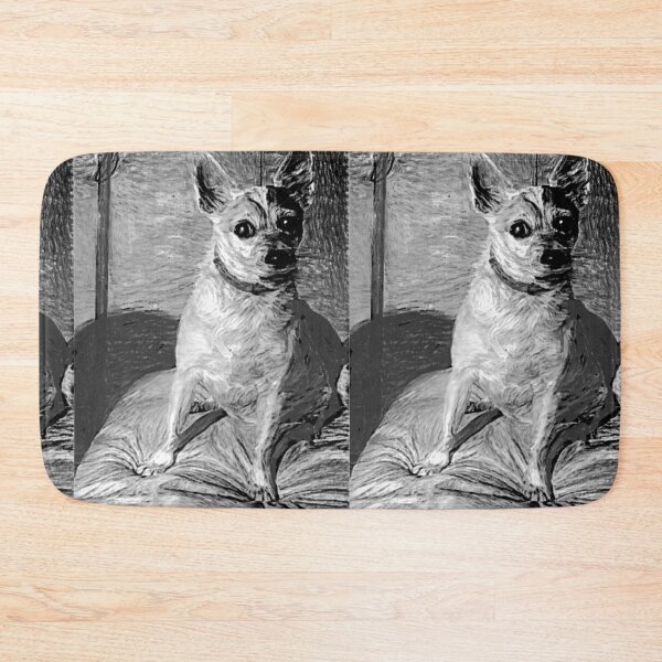 Artikelvorschau, Zeichnung Mini-Foxie-Chihuahua-Hund entworfen und verkauft von Fayes4Art.