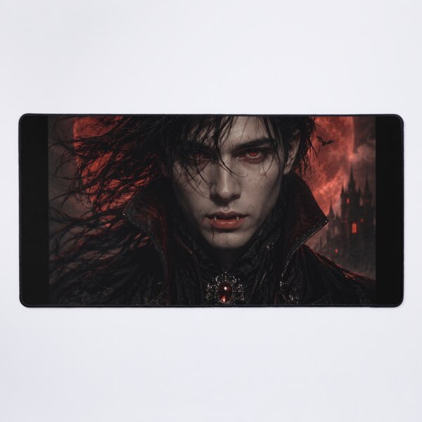 Item preview, Dark Fantasy Vampire King Wall Art | Royal Victorian Gothic King, Noble Vampire Lord, Medieval Fantasy Artwork designed and sold by Lantis Rayne Store.