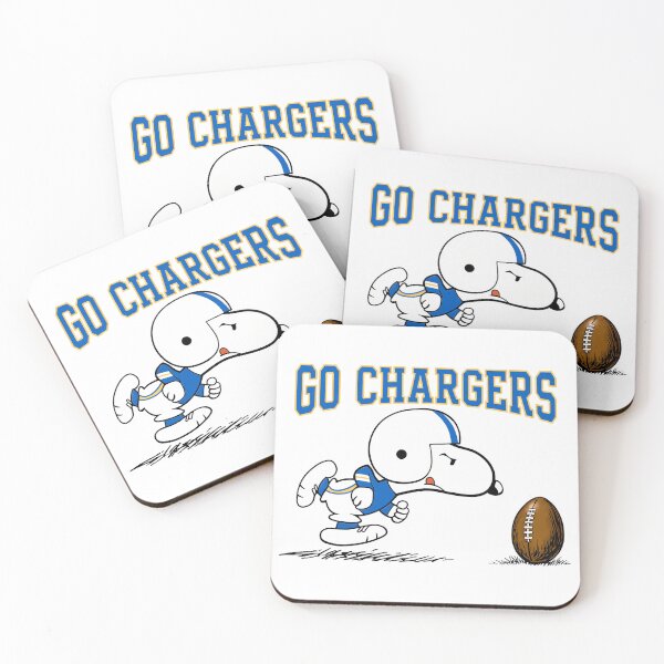 Item preview, Go Chargers Snoopy Football designed and sold by Konnartis.