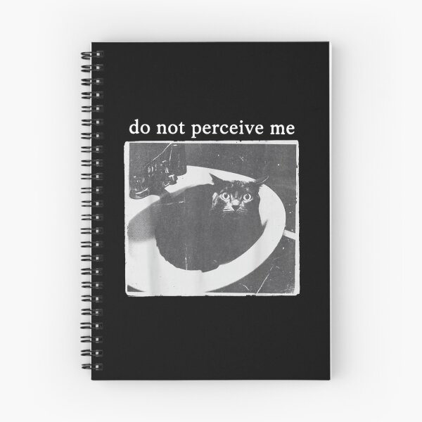 Item preview, Do Not Perceive Me Funny Black Cat Introvert Meme Vintage Design designed and sold by DuneHaicna.