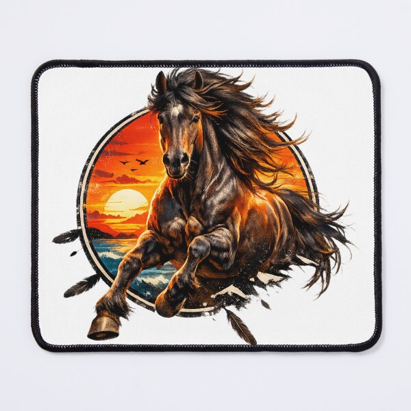 Item preview, Retro Mustang designed and sold by RisingWolfStudio.