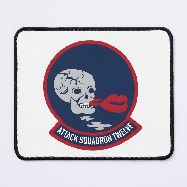 Item preview, VA-12 Attack Squadron Twelve "Flying Ubangi" Patch Emblem designed and sold by CharlieDesings.