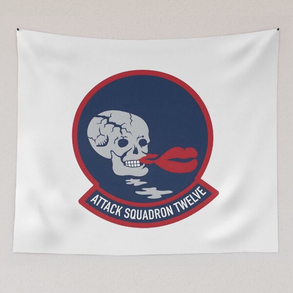 Item preview, VA-12 Attack Squadron Twelve "Flying Ubangi" Patch Emblem designed and sold by CharlieDesings.