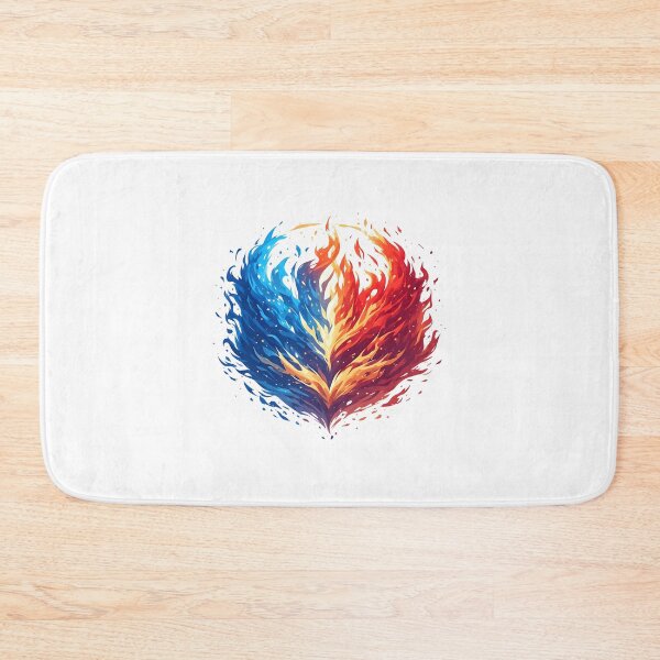 Item preview, Red and Blue Flames Colliding designed and sold by ChanguitoDesigns.