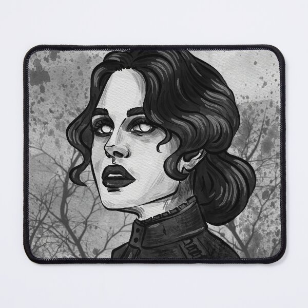 Item preview, Gothic Woman Portrait designed and sold by BlackOrchidArt.