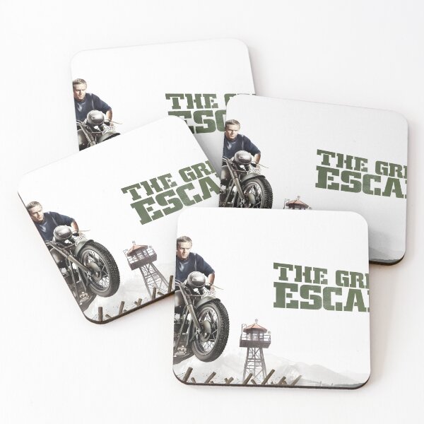 Item preview, The Great Escape Original Custom Vintage Movie Poster Wall Art designed and sold by Cool Robot Bro..