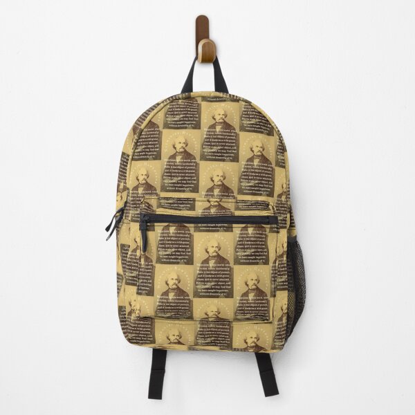 Item preview, Nathaniel Hawthorne quote: Happiness in this world, when it comes, comes incidentally. Make it the object of pursuit, and it leads us a wild-goose chase, and is never attained. designed and sold by artbleed.