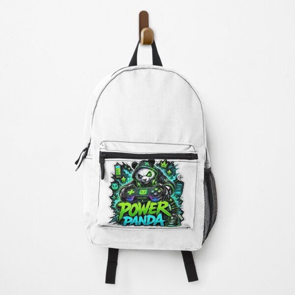 Item preview, POWER PANDA Gaming Sticker | Neon Cyber Panda Esports Streetwear Graphic Design designed and sold by Stylestickers55.