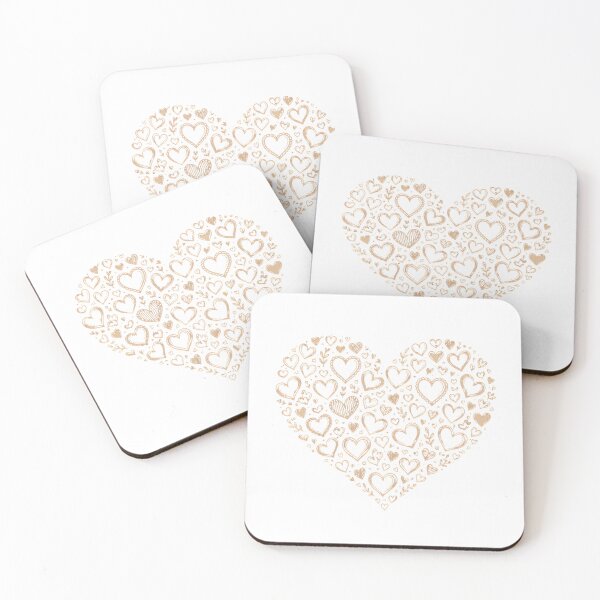 Item preview, Heart of Hearts | Minimalist Love Line Art Design designed and sold by CalmMandala.