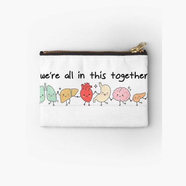 Item preview, We're All In This Together Cute Happy Organs Medical Cartoon Design designed and sold by DuneHaicna.