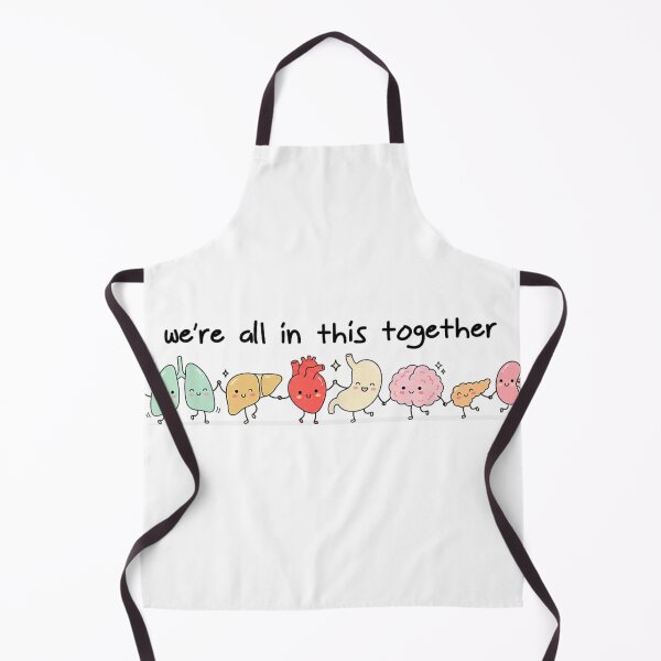Item preview, We're All In This Together Cute Happy Organs Medical Cartoon Design designed and sold by DuneHaicna.