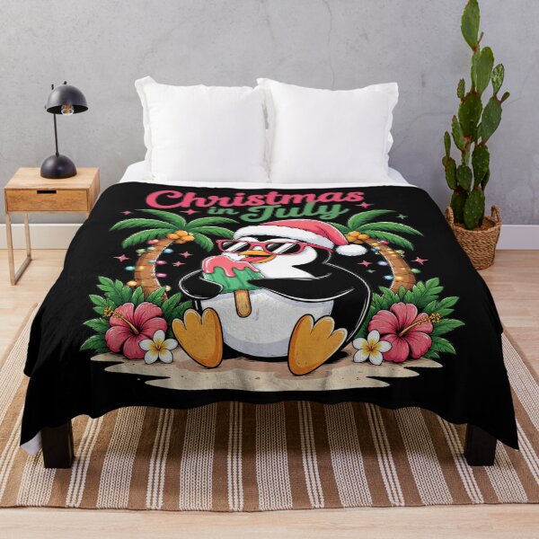 Item preview, Christmas in July Penguin Tropical Fun designed and sold by OlakunleOloroz.