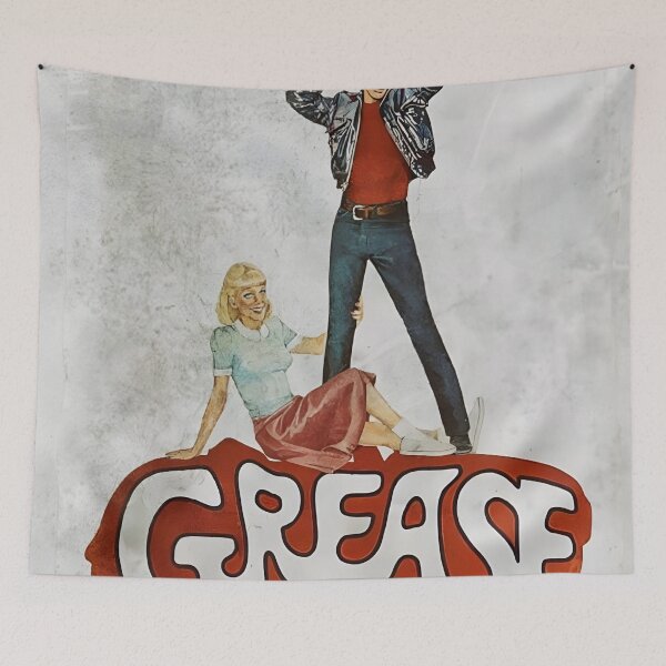 Item preview, Grease Original Custom Vintage Movie Poster Wall Art designed and sold by Cool Robot Bro..