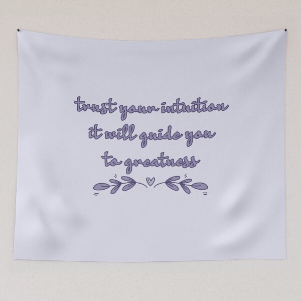 Item preview, Trust Your Intuition - Cursive & Heart Version designed and sold by TheThankfulTyne.