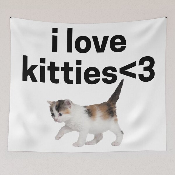 Item preview, I Love Kitties - Cute Cats 2000s designed and sold by lydsshop.