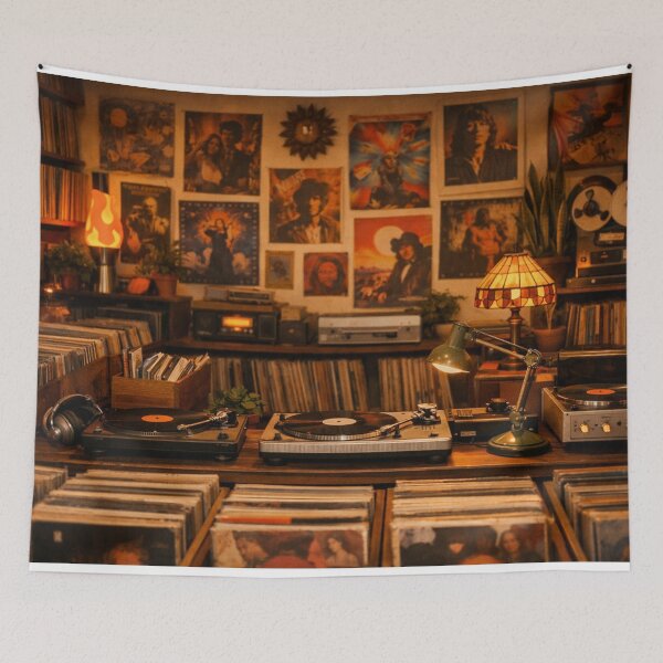 Item preview, Vintage Record Store designed and sold by H A R L E I G H .