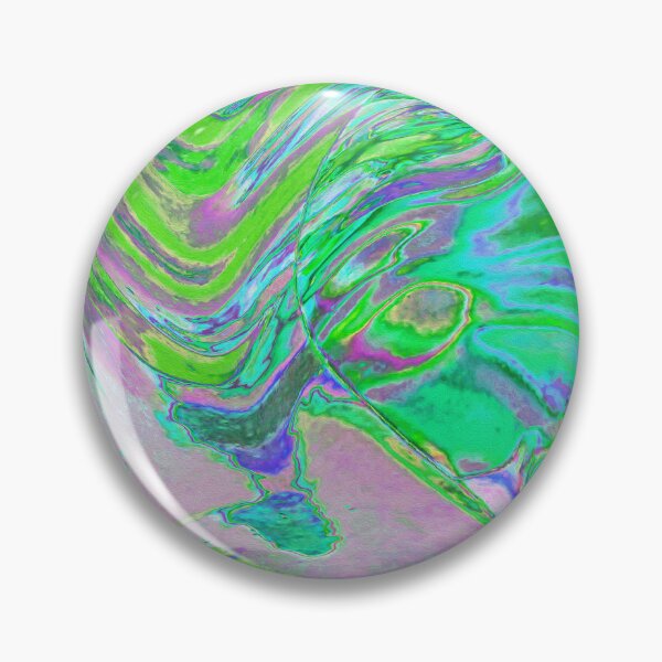 Artikelvorschau, Cooler abstrakter Chartreuse- und Blau-Groovy-Retro-Stil entworfen und verkauft von myrubiogarden.