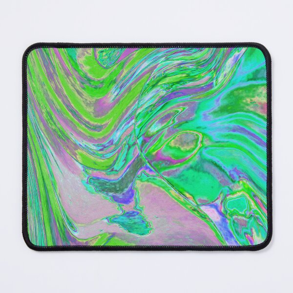 Item preview, Cool Abstract Chartreuse and Blue Groovy Retro designed and sold by myrubiogarden.