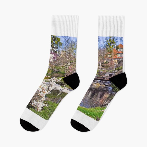 Item preview, Magnolia flower in Setagaya Park at springtime, Vienna, Austria designed and sold by goceris.