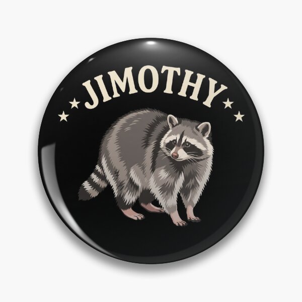 Item preview, Funny Jimothy Raccoon Trash Panda Vintage Animal Meme Graphic designed and sold by IsDesignHub.