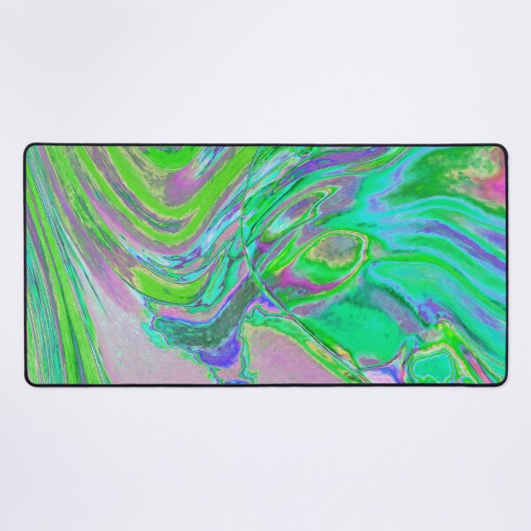 Item preview, Cool Abstract Chartreuse and Blue Groovy Retro designed and sold by myrubiogarden.
