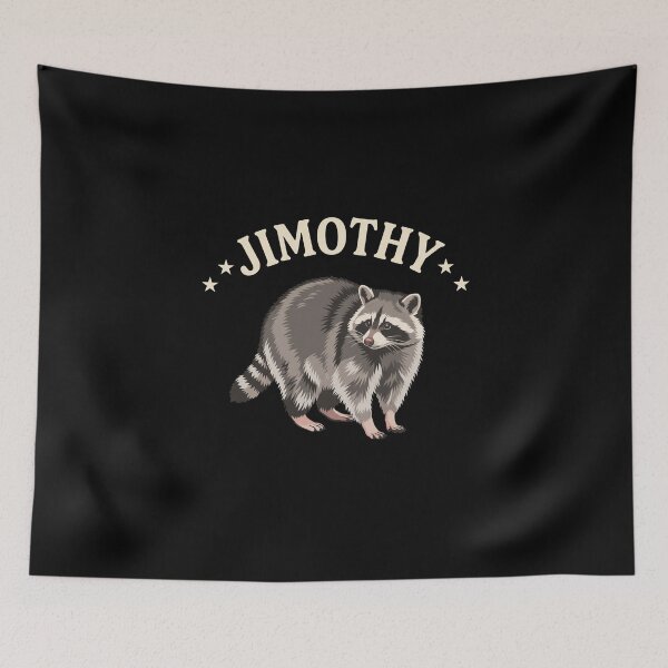 Item preview, Funny Jimothy Raccoon Trash Panda Vintage Animal Meme Graphic designed and sold by IsDesignHub.