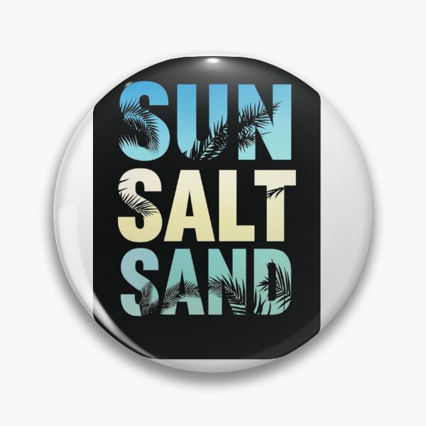Item preview, Sun Salt Sand Tropical Palm Beach Typography designed and sold by ExpressoJungle.