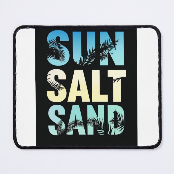 Item preview, Sun Salt Sand Tropical Palm Beach Typography designed and sold by ExpressoJungle.