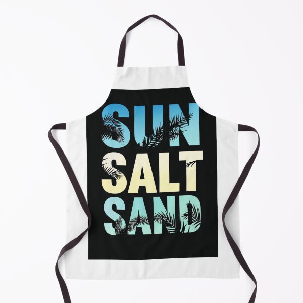 Item preview, Sun Salt Sand Tropical Palm Beach Typography designed and sold by ExpressoJungle.