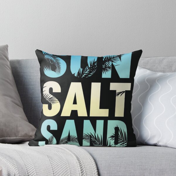 Item preview, Sun Salt Sand Tropical Palm Beach Typography designed and sold by ExpressoJungle.