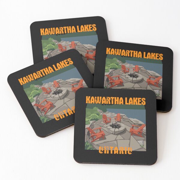Item preview, Kawartha Lakes - Ontario (with Orange Lettering) designed and sold by VelvetRoom.